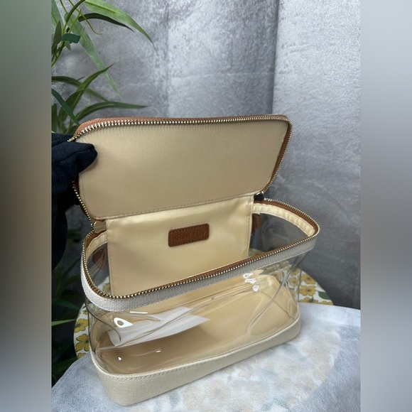 NWT Henny + Lev The Max Canvas Makeup Case Trunk - Picture 7 of 11